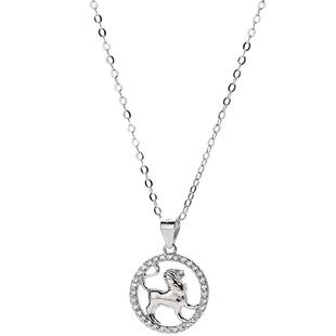 十二星座吊坠纯银项链女2025新款高级感轻奢小众狮子双子座锁骨链