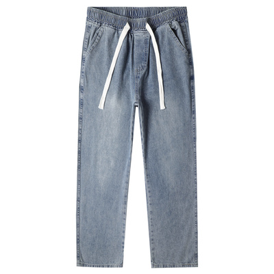 NASA官方进口美式潮牌牛仔长裤