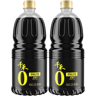 千禾180天酱油1.53kg*2御藏本酿