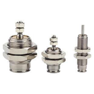 SMC原装单动针型气缸微型外螺纹小型气动CJPB6/CJPS10/15-5X10B