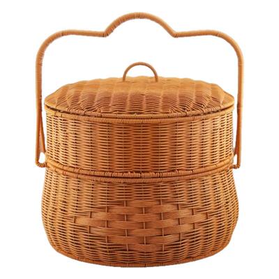 野餐篮源头工厂手工编织