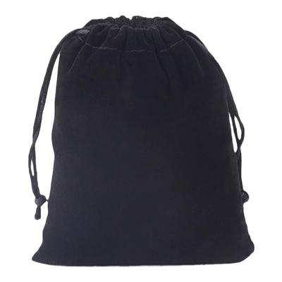 黑色大号高档绒布袋防尘收纳袋抽绳袋束口袋小布袋袋子包装袋定制