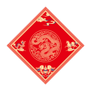 新款2026年马年加厚福字红纸蜡染万年红宣纸对联专用纸空白写福字的红纸自写书法福字纸斗方红色春联纸批发