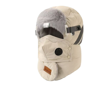 冬季保暖帽子遮脸加厚户外护耳骑行电动车防寒面罩防风雷锋神器