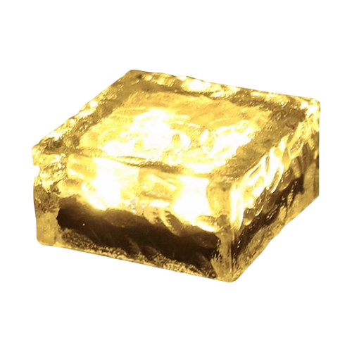 太阳能冰砖灯户外防水地埋灯庭院造景布置感应灯花园氛围灯冰砖灯