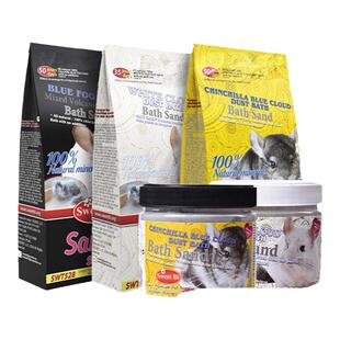 SweetBi 碧甜龙猫浴沙1.6kg天然火山灰1kg洗澡专用750g浴砂2.28kg