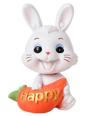 卡通可爱小兔子公仔玩偶手办