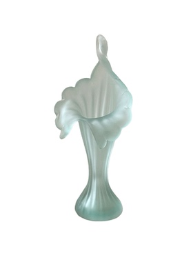 【Verdant】新艺术中古小众花朵摆件磨砂玻璃花瓶客厅软装饰品瓶
