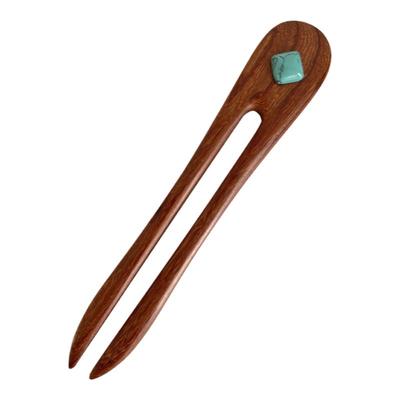 ACC新国风款原石木发饰头钗子