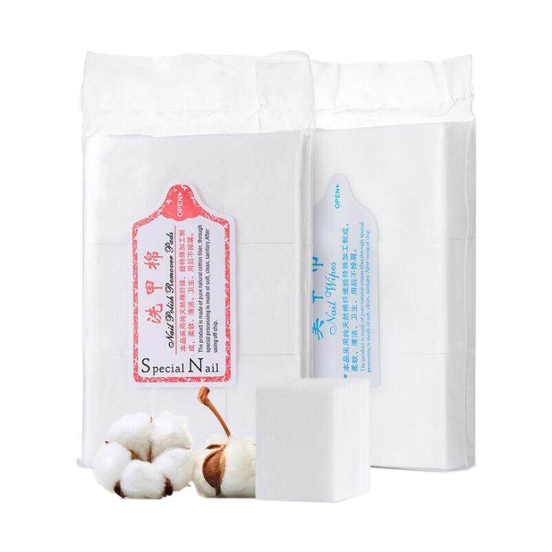 卸甲美甲专用棉片洗甲巾指甲油胶工具棉花清洁不掉毛卸甲巾洗甲棉