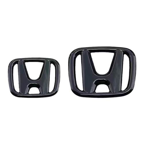 适用本田车标贴十代雅阁思域缤智crv型格hrv英诗派黑标改装方向盘