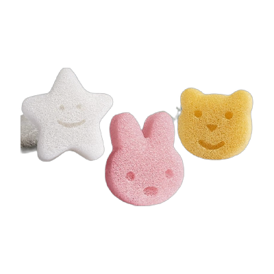 爱贝迪拉婴儿魔芋扑可爱吸污垢