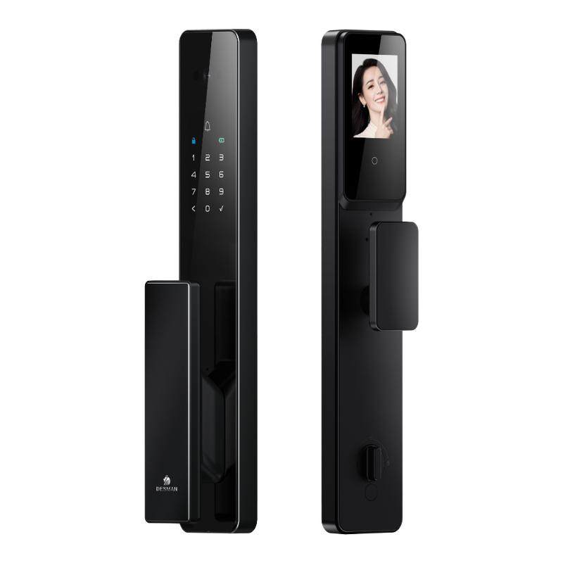 德施曼智能门锁可视猫眼大屏家用防盗门指纹密码智能锁小嘀Q2M