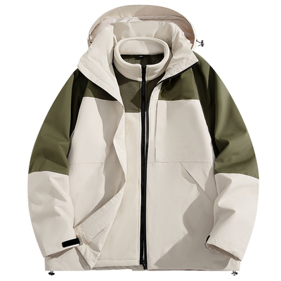 稻草人冲锋衣男士冬2025新款户外