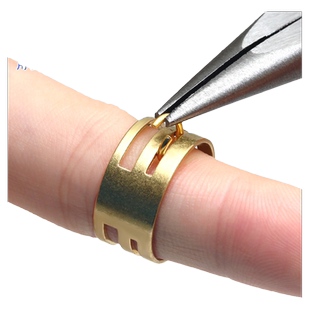 戒环开合器挂圈器护指戒子圈diy手工制作配件戒指开口圈辅助工具