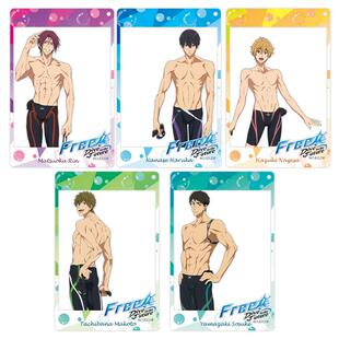 星河动漫 free男子游泳部正版周边合影卡七濑遥叶月渚透卡钥匙扣