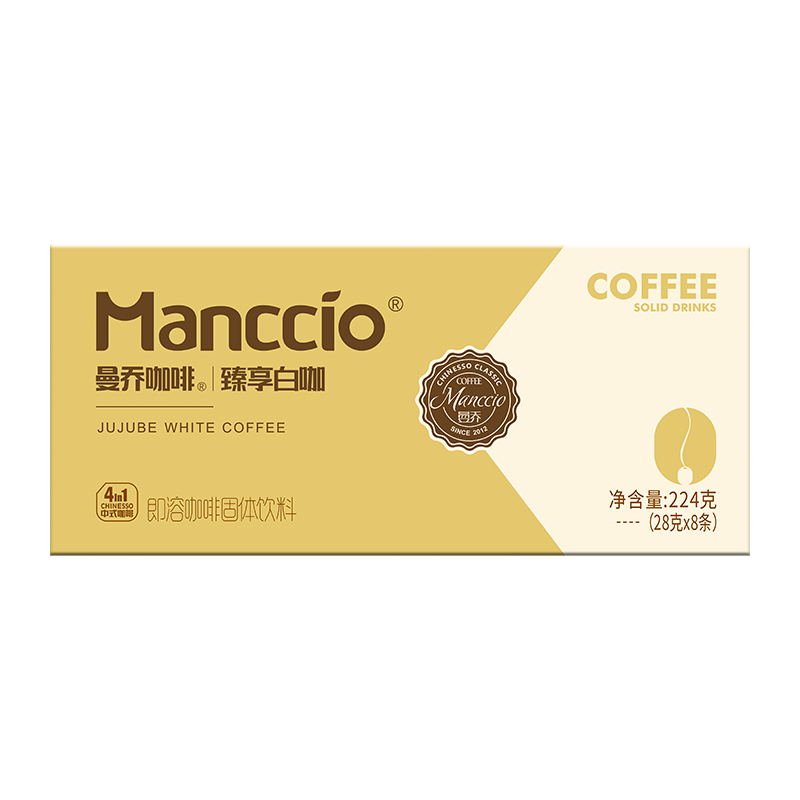 曼喬MCT紅棗拿鐵咖啡養(yǎng)生咖啡速溶抗餓代餐沖飲國民咖啡禮物