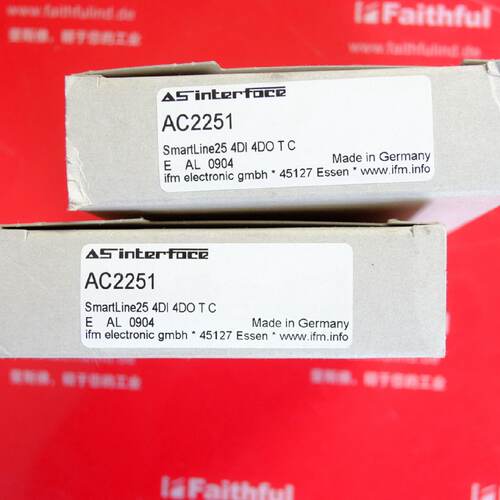 议价IFM AC2251 易福门全新AS-i从站模块 SmartL25 4DI 4DO T C