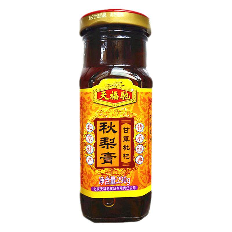 天福驰甘草枇杷秋梨膏雪290g瓶装