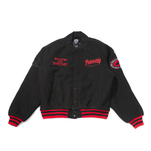 THRASHER 五角羊头棒球夹克 VARSITY JACKET 23AW 滑板外套