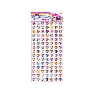 小马宝莉3d立体水晶钻石贴纸儿童卡通男孩女孩爱心宝石装饰粘贴画