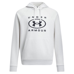 安德玛官方UA Rival 男子运动休闲健身抓绒连帽宽松卫衣6006388