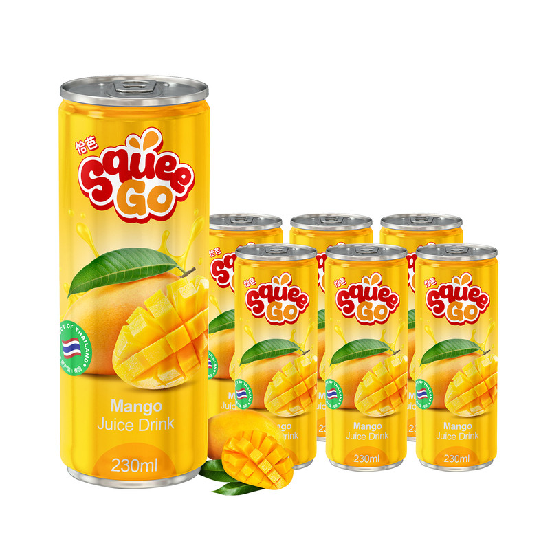 泰国进口恰芭水蜜桃果汁6瓶装