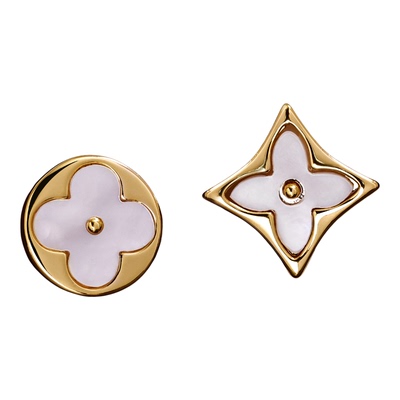 贝壳气质高级感不对称耳钉