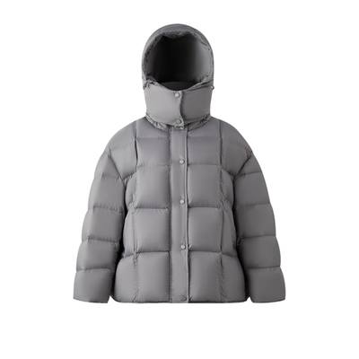 【90%鹅绒】时尚立领云朵泡芙羽绒服2025冬季新品保暖宽松短款女