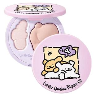 小奥汀双效亮泽立体高光盘桃子发光奶杏线条小狗联名款双拼正品女