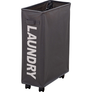 北欧家用布艺收纳筐脏衣篮衣物可折叠带轮子洗衣篮子装衣服框篓子