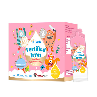 滴适宝强化铁补充剂儿童液体铁