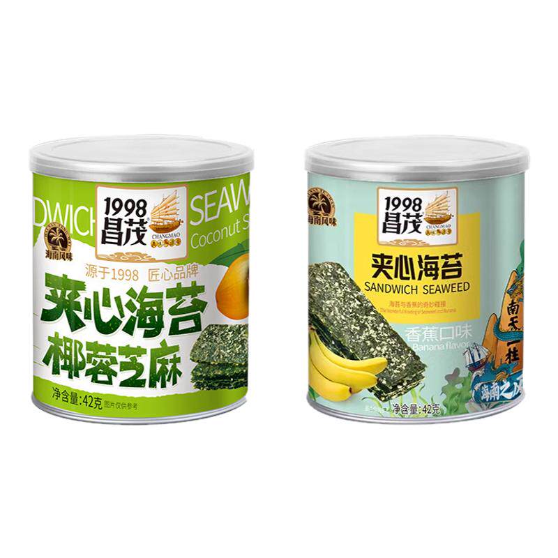 昌茂椰蓉芝麻味夹心海苔