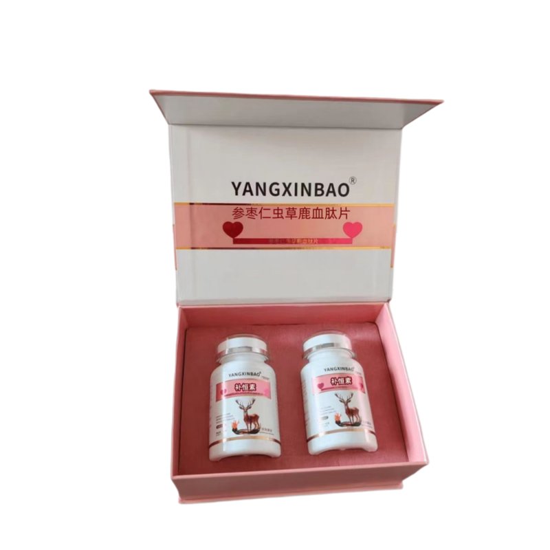 补恒素参栆仁虫草鹿血肽片240粒