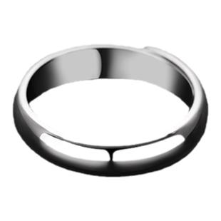 信仰戒指男潮流个性开口指环嘻哈潮男光面食指戒时尚文化创意用品