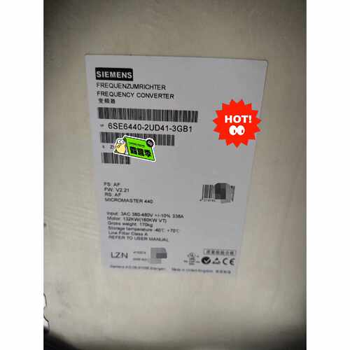西门子440变频器6SE64402UD413GB113