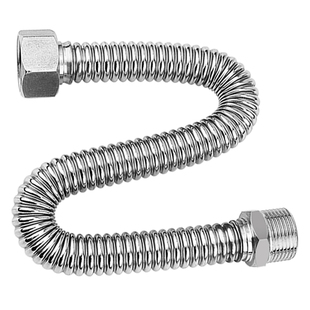 6分内外丝延长管304不锈钢波纹管DN20冷热进出水防爆高压金属软管