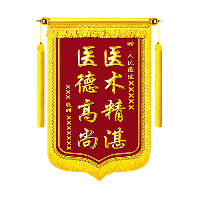 得力锦旗定制定做感谢幼儿园老师