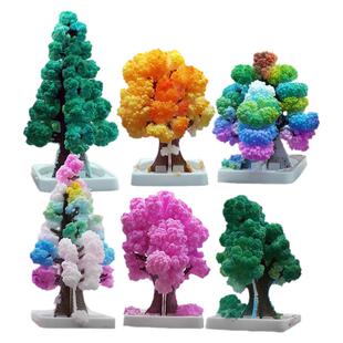 纸树开花圣诞树神奇魔法浇水生长diy树儿童益智玩具圣诞节的礼物