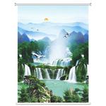 2025新款窗帘免打孔升降防晒隔热防水厨房卧室客厅遮光手拉式卷帘