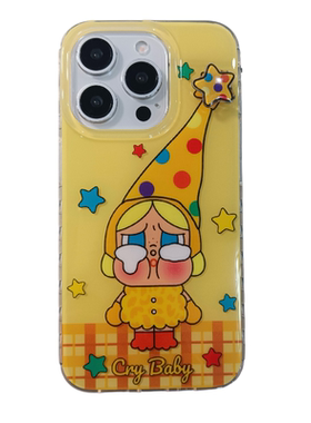 高帽星星小孩可旋转星星手机壳