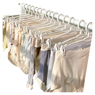 内衣架家用挂衣带夹子裤夹晾晒内衣内裤专用神器无痕衣架裤架裙夹