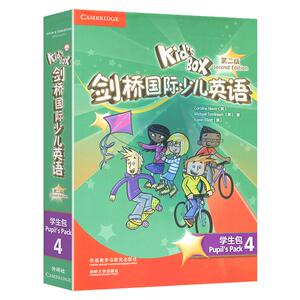 【外研社】Kid's Box剑桥国际少儿英语 4 学生包（第二版）支持点读）适用于四、五年级/Movers二级 外研U学APP 扫码听音频 看视频
