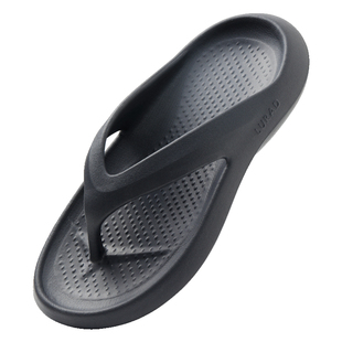 路拉迪厚底人字拖男士夏季外穿防滑拖鞋灰色夹脚凉拖简约沙滩拖鞋