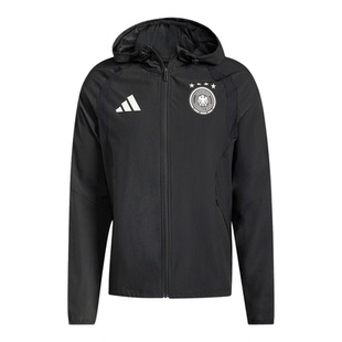Adidas/阿迪达斯正品TIRO新款男黑色足球跑步经典夹克外套JZ9326