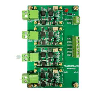 多通道IV转换放大器模块硅PIN光电二极管探测器四象限光电传感器