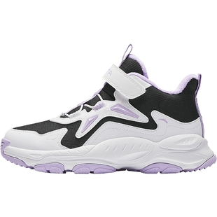 安踏儿童女大童雪地靴二棉鞋女孩冬季保暖加绒运动鞋冬鞋女童棉靴