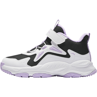 安踏儿童女大童雪地靴二棉鞋女孩冬季保暖加绒运动鞋冬鞋女童棉靴