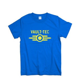 Bethesda Fallout 4辐射4周边避难所衣服纯棉圆领印花短袖T恤潮牌