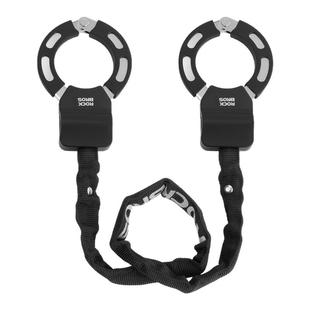 洛克兄弟自行车锁电动滑板车链锁滑步车防盗链条圈锁公路山地车锁